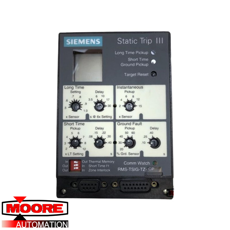 SIEMENS | RMS-TSG-TZ-C | Static Trip lll sganciatori