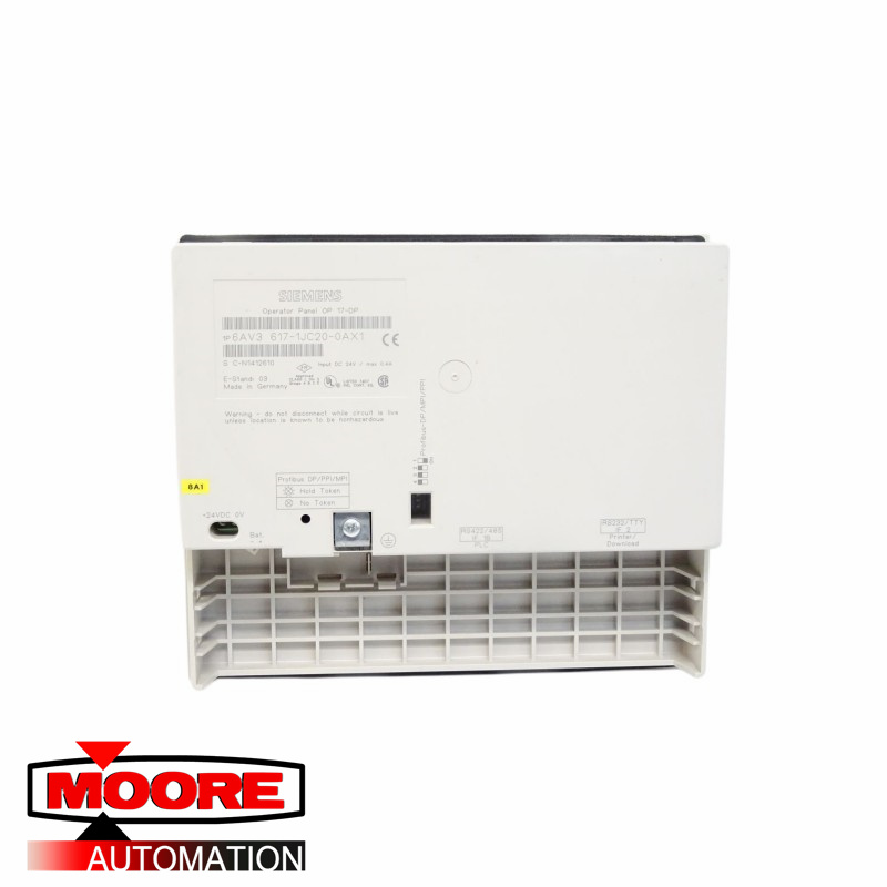 Pannello operatore SIEMENS 6AV3617-1JC20-0AX1 OP17 - Interfaccia DP