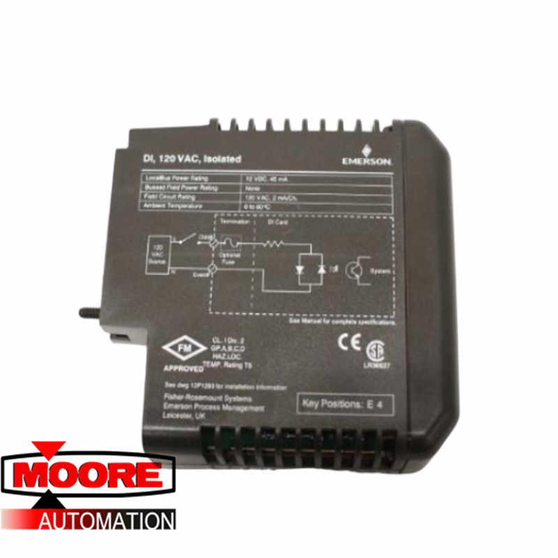 EMERSON KJ3001X1-BC1 12P0551X132 VE4001S3T1B1 Modulo di ingresso