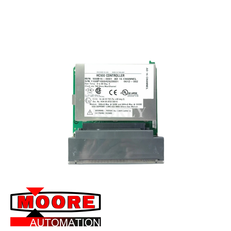 Modulo PLC controller HC900 a 16 canali AO Honeywell 900B16-0001