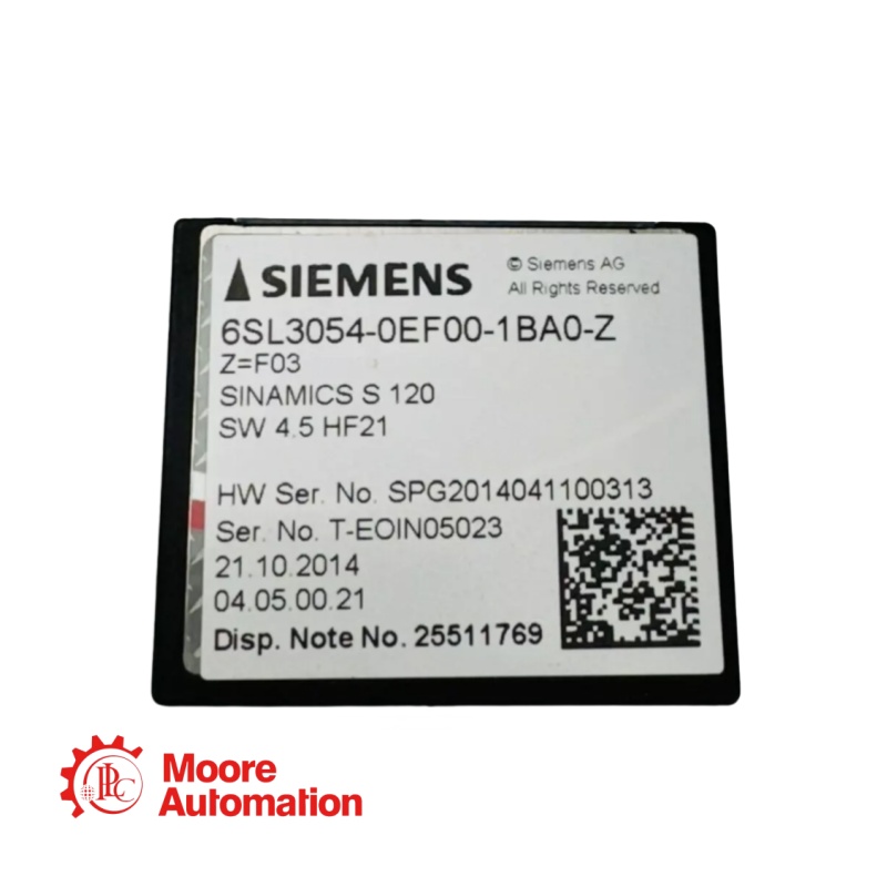 Controller di azionamento SIEMENS 6SL3054-0EF00-1BA0-Z