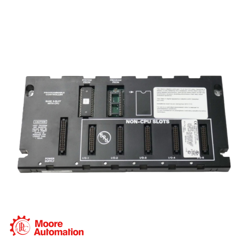 Piastra base a 5 slot General Electric IC693CPU313 con CPU integrata