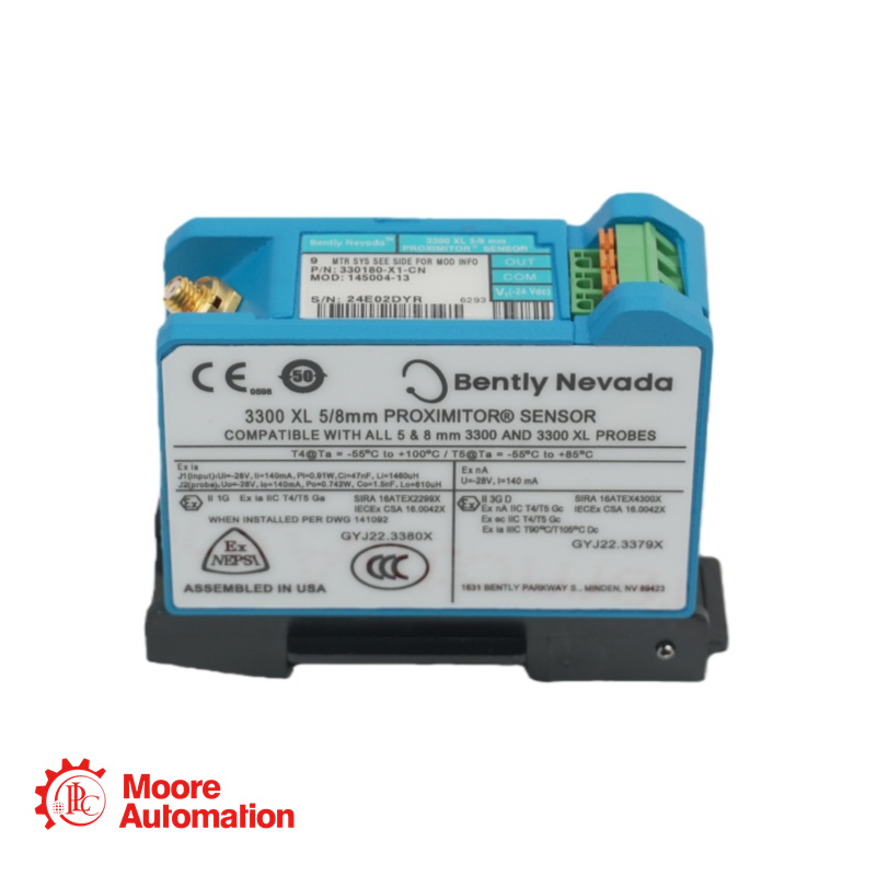 Bently Nevada 330180-X1-CN MOD:145193-01 Proximitor Sensor