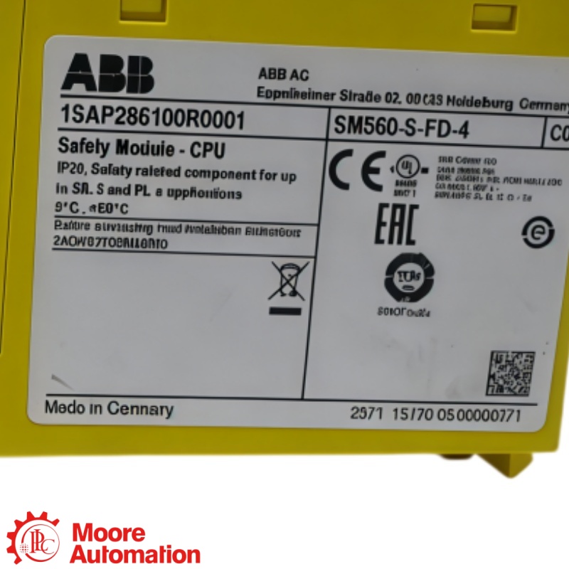Modulo CPU di sicurezza ABB SM560-S-FD-4 AC500-S