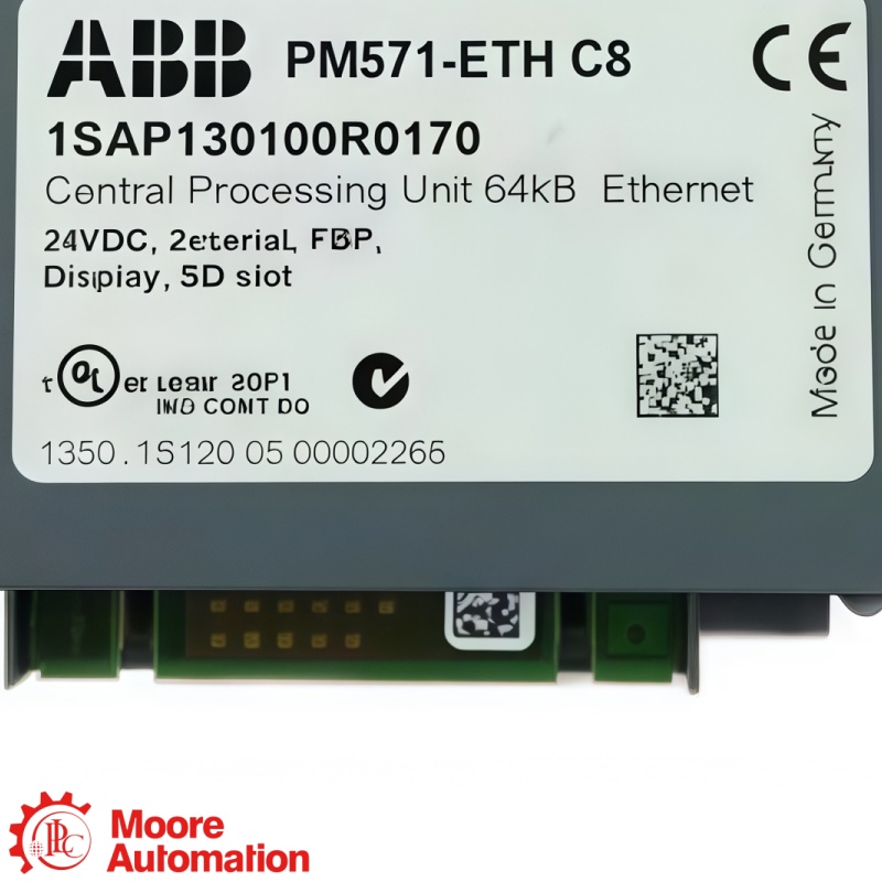 CPU PLC ABB PM571-ETH AC500 con Ethernet
