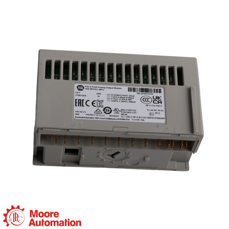 PLC 1794-OE4XT XT 4-Channel Analog Output Module
