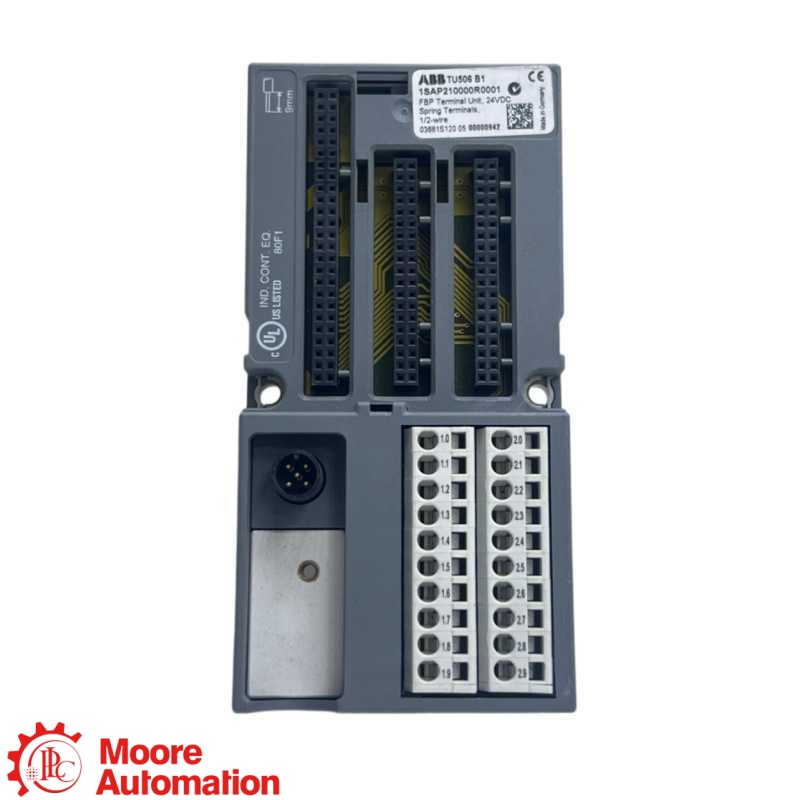 ABB TU506 1SAP210000R0001 FBP Terminal Unit with Spring Terminals