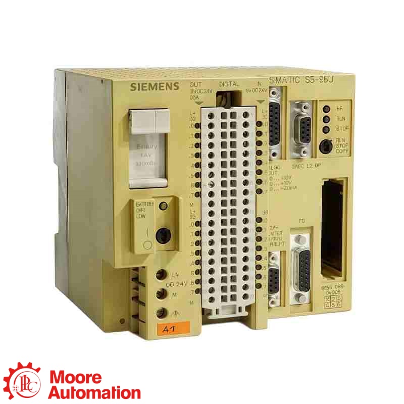 Mini PLC Siemens 6ES5095-8MD02 S5-95U con interfaccia slave L2-DP.